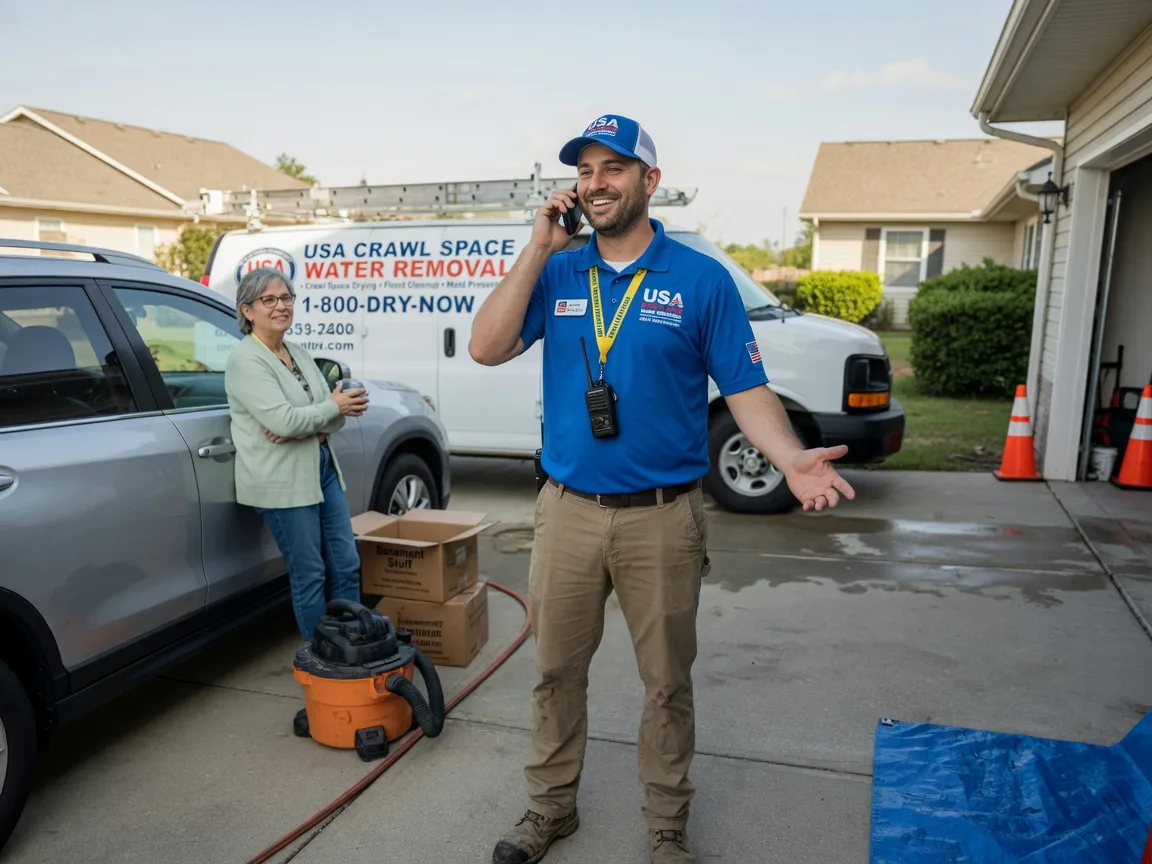 Crawl Space Water Removal Wallis, TX FAQs
